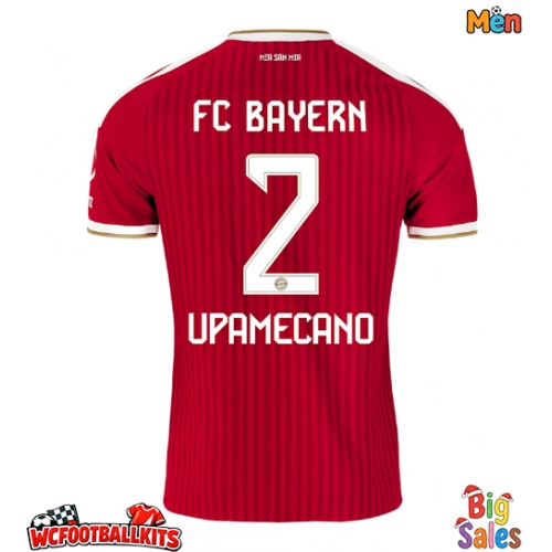 Bayern Munich Dayot Upamecano #2 Replica Home Stadium Shirt 2026-27 Short Sleeve